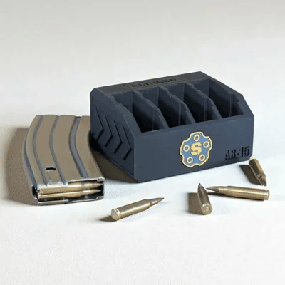 Magnetic AR-15 magazine holder