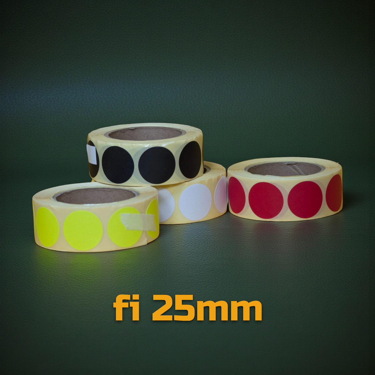 Zaklejki na przestrzeliny do tarcz IPSC 25mm 500 szt.